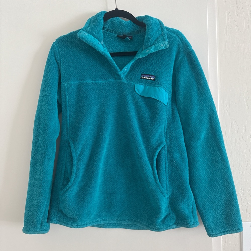 Patagonia Aqua Fleece quarter button up Jacket